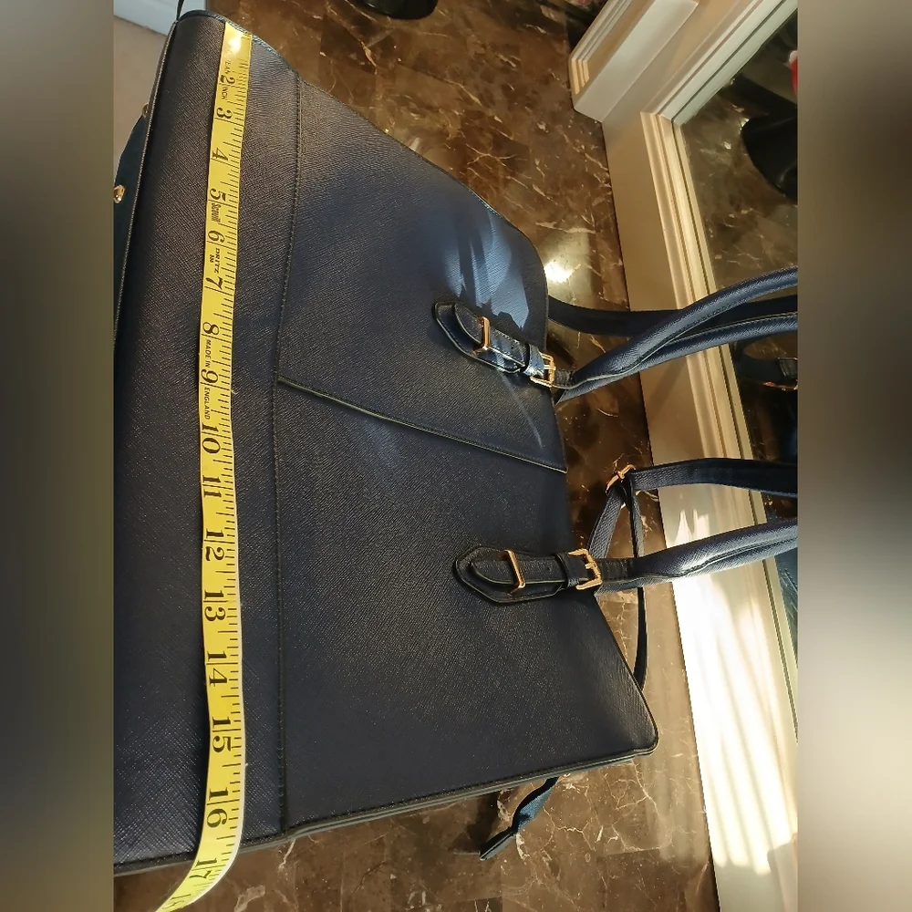 Stylish Navy Blue Laptop Bag for Women